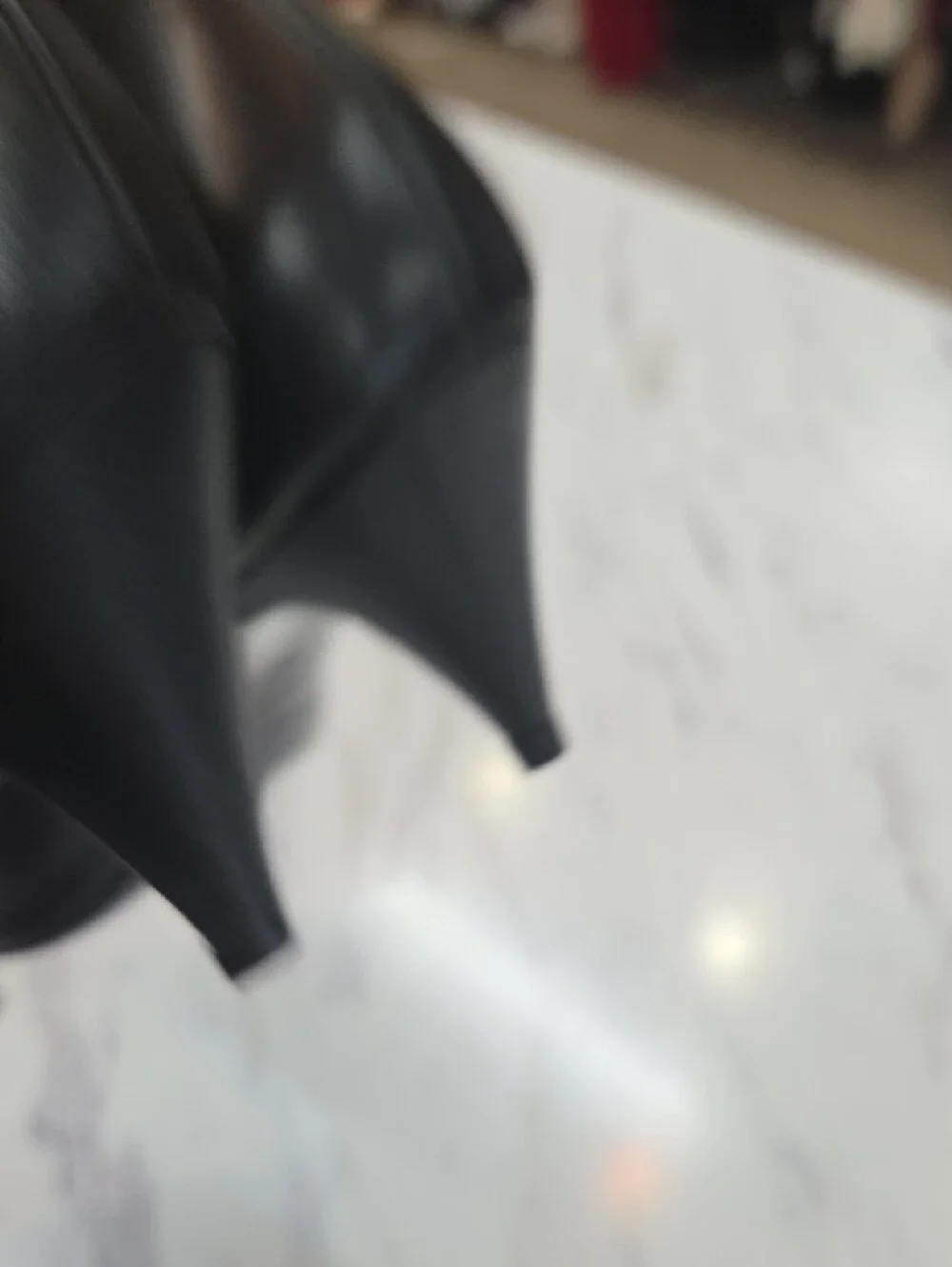 Yves Saint Laurent Black Pointed Kitten Heel Pumps